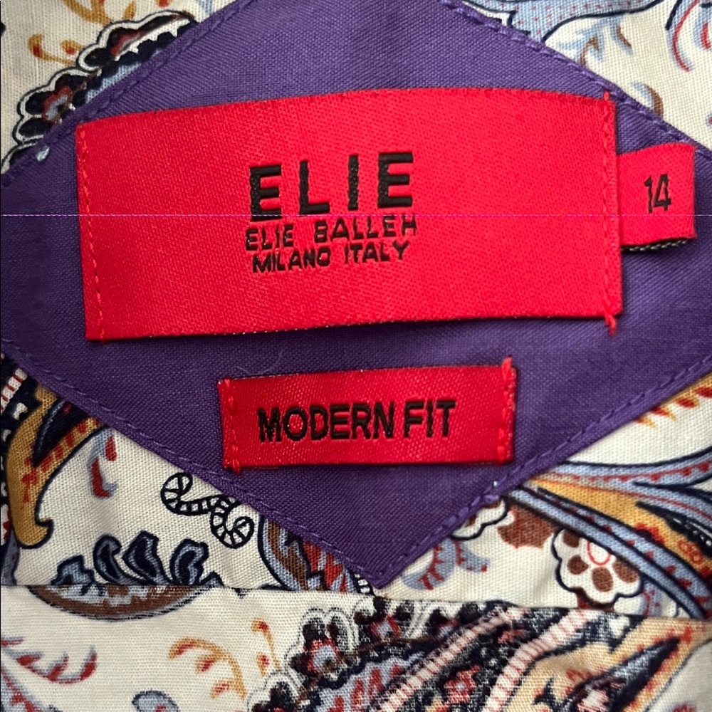 Elie Kids Paisley Dance Costume - Purple and Red - Picture 6 of 7